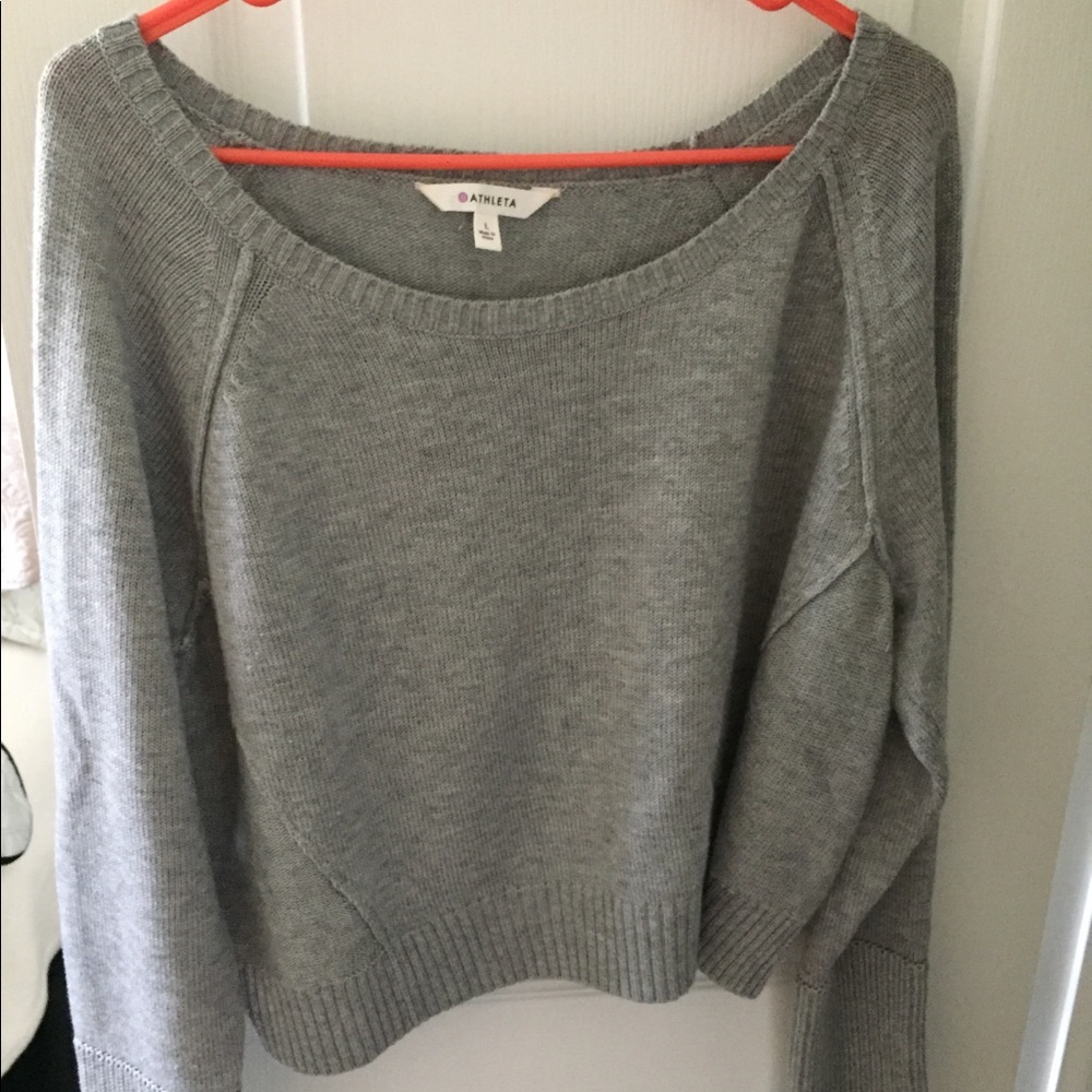 Athleta crop sweater